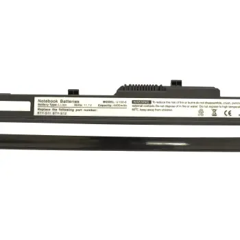 Аккумуляторная батарея для ноутбука MSI BTY-S12 Wind U100 11.1V Black 5200mAh OEM