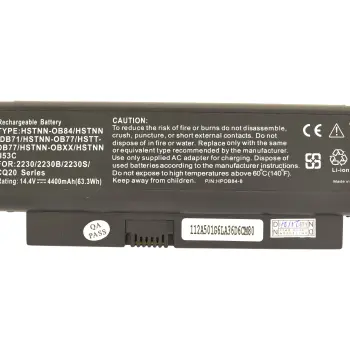 Акумуляторна батарея для ноутбука HP Compaq HSTNN-OB77 14.4V Black 5200mAh OEM