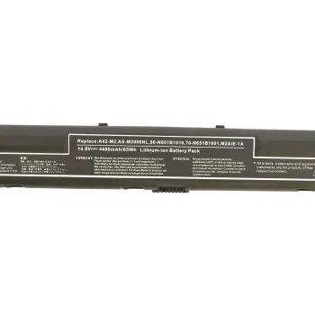 Акумуляторна батарея для ноутбука Asus A42-M2 M2N 14.8V Black 4400mAh OEM