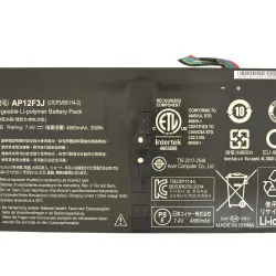 Акумуляторна батарея для ноутбука Acer AP12F3J Aspire S7-391 7.4V Black 4680mAh Orig