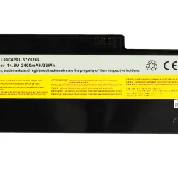 Акумуляторна батарея для ноутбука Lenovo-IBM L09C4P01 IdeaPad U350 14.8V Black 2400mAh OEM
