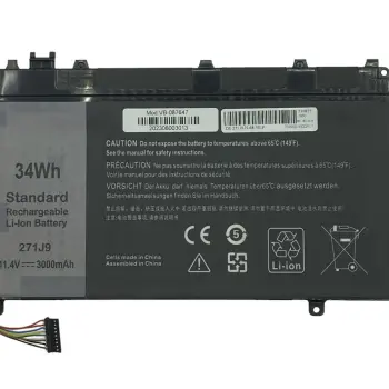 Акумуляторна батарея для ноутбука Dell 271J9 Latitude 7350 11.4V Black 3000mAh OEM