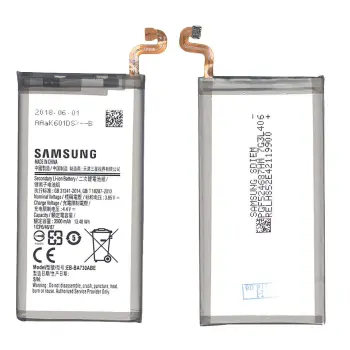 Акумуляторна батарея для смартфону Samsung EB-BA730ABE Galaxy A8 Plus 2018 A730F 3.85V Silver 3500mAh 13.48Wh