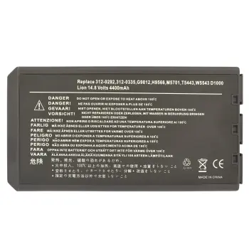 Аккумуляторная батарея для ноутбука Dell M5701 Inspiron 1000 14.8V Black 4400mAh OEM