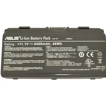Акумуляторна батарея для ноутбука Asus A32-T12 X51 Series 11.1V Black 4400mAh Orig