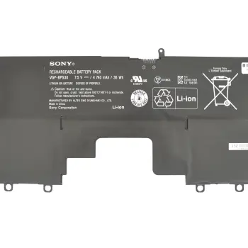 Акумуляторна батарея для ноутбука Sony VAIO VGP-BPS38 SVP13 7.5V Black 4740mAh Orig