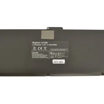 Усиленная аккумуляторная батарея для ноутбука Apple A1309 MacBook Pro 17 7.4V Black 11200mAh OEM