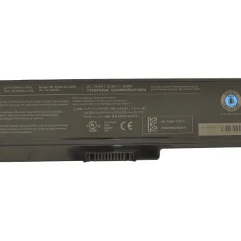 Акумуляторна батарея для ноутбука Toshiba PA3636U-1BRL Satellite U400 10.8V Black 4400mAh Orig