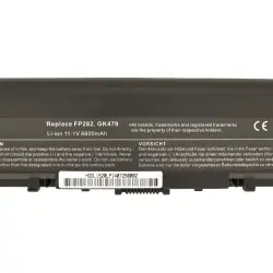 Усиленная аккумуляторная батарея для ноутбука Dell GK479 Inspiron 1520 10.8V Black 6600mAh OEM