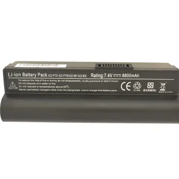 Усиленная аккумуляторная батарея для ноутбука Asus A22-P701 EEE PC 700 7.4V Black 8800mAh OEM