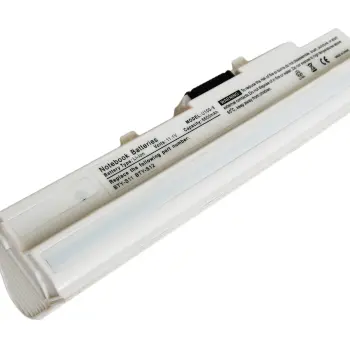 Усиленная аккумуляторная батарея для ноутбука MSI BTY-S12 Wind U100 11.1V White 6600mAh OEM
