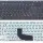 Клавіатура для ноутбука DNS (0155959, 0158645) Quanta TWH (K580S) Black, Black Frame RU 1