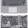 Клавиатура для ноутбука Samsung (900X3A) Black, (Silver TopCase), RU 3