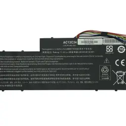 Аккумуляторная батарея для ноутбука Acer AC13C34 Aspire E3-112 11.4V Black 2600mAh OEM