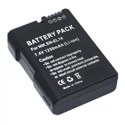 Акумуляторна батарея для фотоаппарата Nikon (EN-EL14) Coolpix P7000 7.4V 1250mAh Li-ion