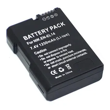 Акумуляторна батарея для фотоаппарата Nikon (EN-EL14) Coolpix P7000 7.4V 1250mAh Li-ion