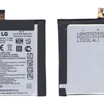 Аккумуляторная батарея для смартфона LG BL-T7 G2 D802 3.8V Black 3000mAh 11.4Wh