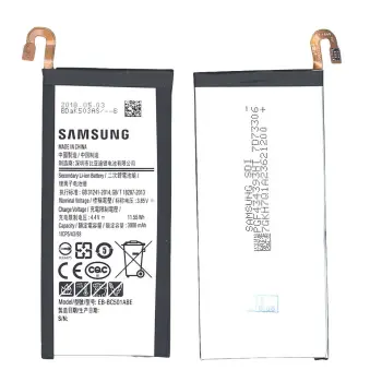 Акумуляторна батарея для смартфону Samsung EB-BC501ABE Galaxy C5 Pro SM-C5010 3.85V Black 3000mAh 11.55Wh