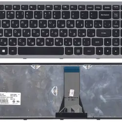 Клавіатура для ноутбука Lenovo IdeaPad (FLex 15) Black, (Gray Frame), RU