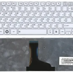 Клавиатура Toshiba Satellite (C800, L800, L805, L830, L835, M800, M805) White, (White Frame) RU