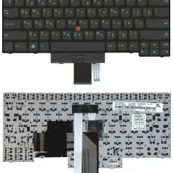 Клавіатура для ноутбука Lenovo ThinkPad Edge (E430, E430C, E435), с указателем (Point Stick) Black, RU