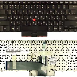 Клавіатура для ноутбука Lenovo ThinkPad Edge (14, 15, E40, E50) с указателем (Point Stick) Black, RU