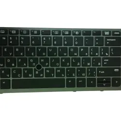 Клавиатура для ноутбука HP Zbook (15 G3, 17 G3) Black с подсветкой (Light) (Silver Frame) RU