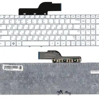 Клавіатура для ноутбука Samsung (300E5A, 300V5A, 305V5A, 305E5) White, (No Frame), RU