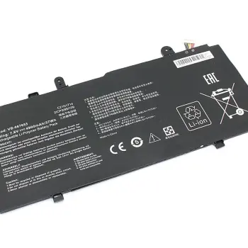Акумуляторна батарея для ноутбука Asus C21N1714 Vivobook Flip TP401N 7.6V Black 4900mAh OEM