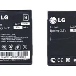 Акумуляторна батарея для смартфону LG LGIP-470R KF350 3.7V Black 800mAh 3Wh