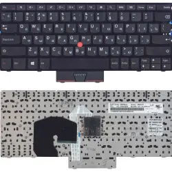 Клавиатура для ноутбука Lenovo ThinkPad Twist (230U, S230, S230I) с указателем (Point Stick) Black, Black Frame, RU