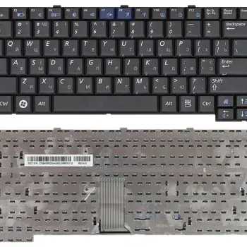 Клавіатура для ноутбука Samsung (R510, R560, R60, R70, P510, P560) Black, RU