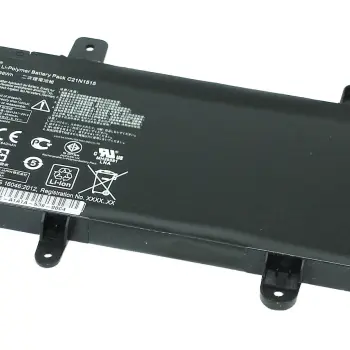 Акумуляторна батарея для ноутбука Asus C21N1515 X756 7.6V Black 5000mAh Orig