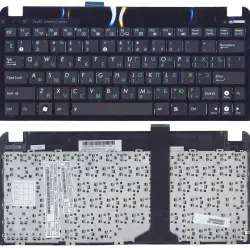 Клавіатура для ноутбука Asus Eee PC 1011, 1015, 1016, 1018, 1025, X101 Black, (Black Frame) RU