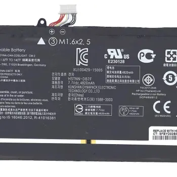 Аккумуляторная батарея для планшета HP MG04 Elite x2 1012 G1 7.7V Black 4820mAh Orig