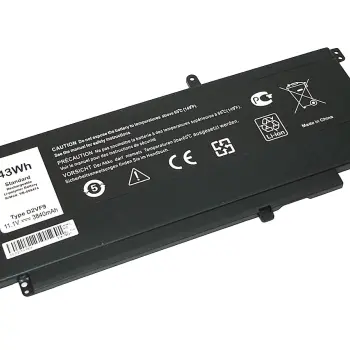 Акумуляторна батарея для ноутбука Dell D2VF9 Vostro 14 5000 11.1V Black 3840mAh OEM