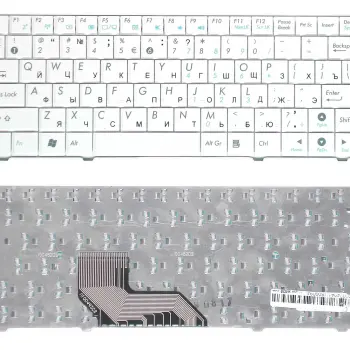 Клавіатура для ноутбука Asus (T91MT) White, RU