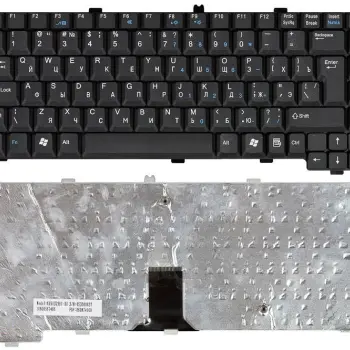 Клавиатура для ноутбука Fujitsu Amilo (M7440, M7440G, M6100) Black, RU (вертикальный энтер)