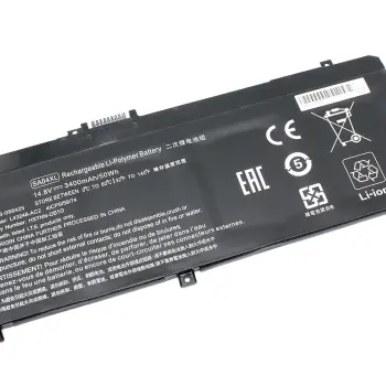 Акумуляторна батарея для ноутбука HP SA04XL Envy X360 15-DR 14.8V Black 3400mAh OEM