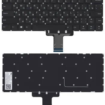 Клавиатура для ноутбука Lenovo IdeaPad (510S) Black (No Frame), RU