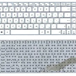 Клавіатура для ноутбука Asus (X540) White, (No Frame), RU