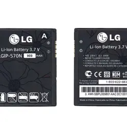 Акумуляторна батарея для смартфону LG LGIP-570N GS500 Cookie Plus 3.7V Black 900mAh 3.4Wh