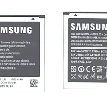Аккумуляторная батарея для смартфона Samsung EB425161LU Galaxy S3 mini i8190 3.8V Silver 1500mAh 5.7Wh
