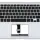 Клавіатура для ноутбука Apple MacBook Air 2012+ (A1466) Black, (Silver TopCase), RU (горизонтальный ентер) 1