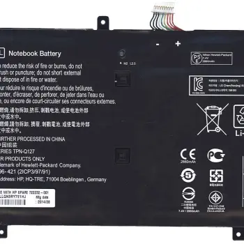 Аккумуляторная батарея для планшета HP MY02XL SlateBook x2 7.4V Black 2860mAh Orig