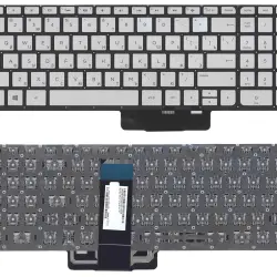 Клавіатура для ноутбука HP Envy X360 (15-U000) Silver с подсветкой (Light), (No Frame) RU