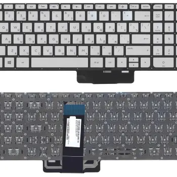 Клавіатура для ноутбука HP Envy X360 (15-U000) Silver с подсветкой (Light), (No Frame) RU