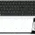 Клавиатура для ноутбука Asus (N56, N56V) с подсветкой (Light), Black, (No Frame) RU 1