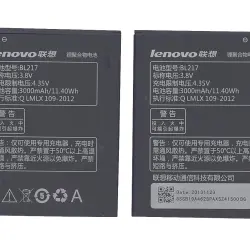 Акумуляторна батарея для Lenovo BL217 S930 3.8V Black 3000mAh 11.40Wh