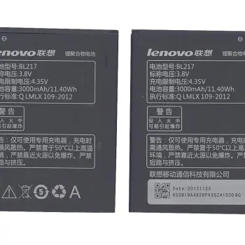 Акумуляторна батарея для Lenovo BL217 S930 3.8V Black 3000mAh 11.40Wh